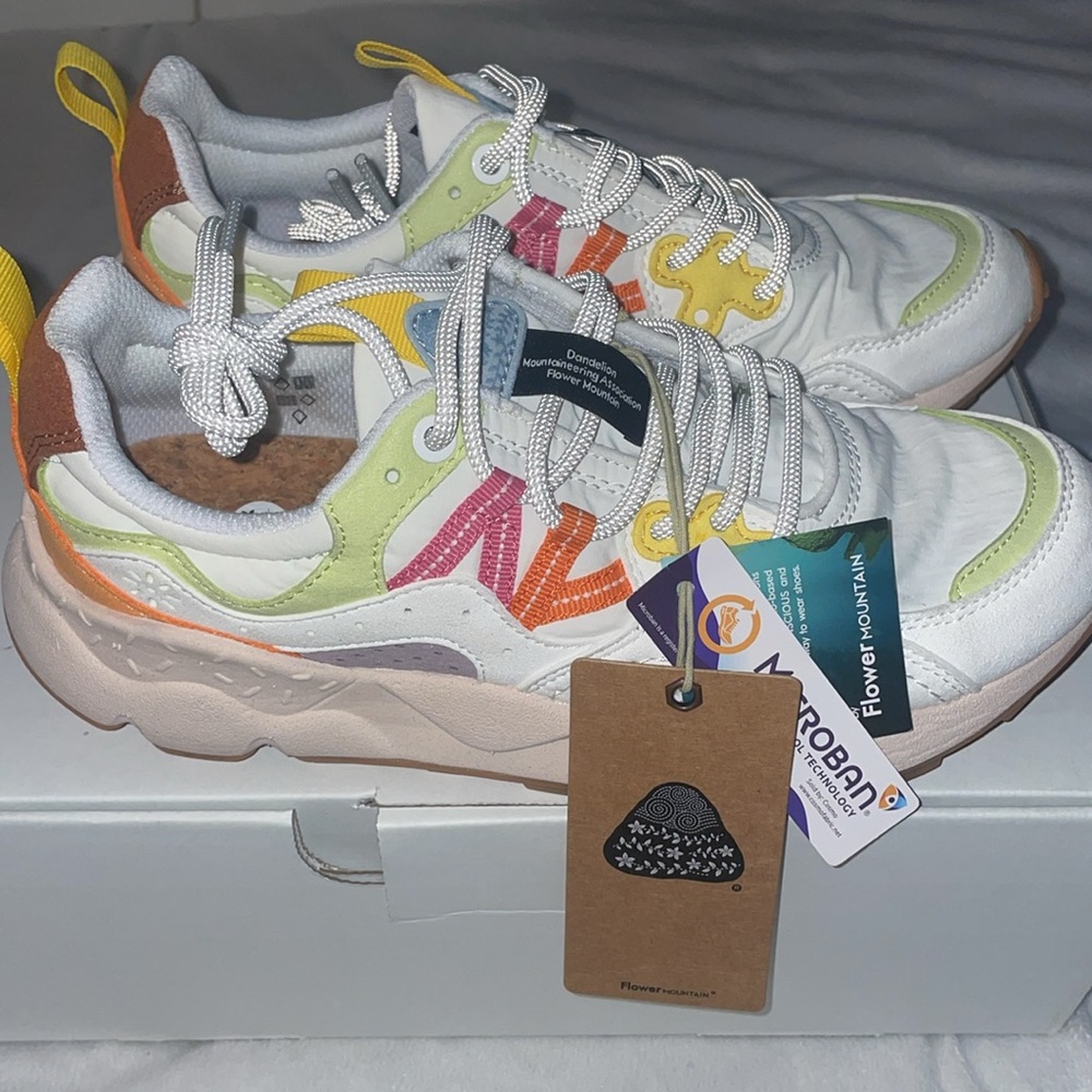 NWT Flower Mountain YAMANO 3 WOMAN KAISO - Eco-suede technical fabric Sneaker - Picture 9 of 14